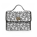Abstract Black Squiggle Pattern Waterproof Canvas Bag | Monochrome Tote