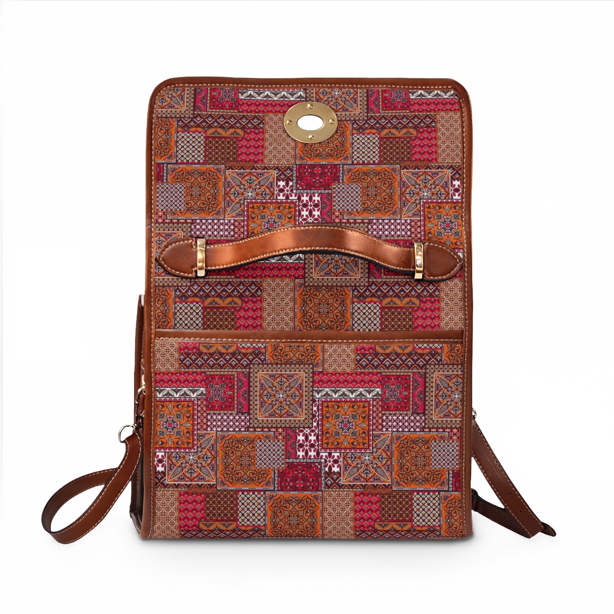 Patchwork Kilim Pattern Canvas Bag | Waterproof Tote