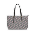 Pink Black Plaid Shoulder Bag | PU Leather Tote